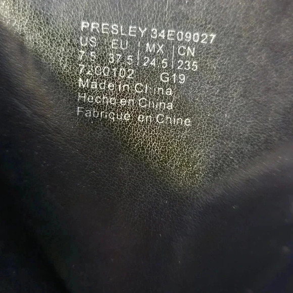 Calvin Klein Rania 2 Womens Faux Suede Dressy Black Knee-High Boots sz7.5US new - Picture 7 of 13